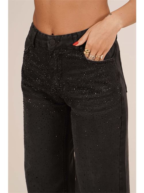 Jeans con strass Gold Digger Denim | A27W030PNERO